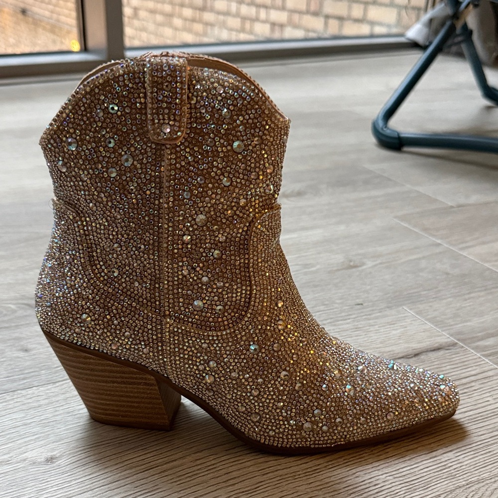 Women's Matisse Harlow Rhinestone Embellished Ankle Boots